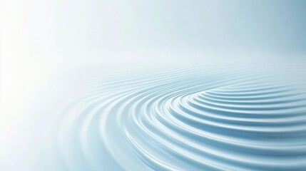 A serene abstract image illustrating gentle water ripples on a soft blue background, conveying calmness and tranquility.