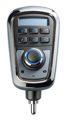 Fototapeta premium Modern Car Control Device with Buttons and Rotary Dial Advanced Technology