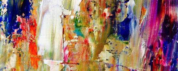 Abstract art background . Hand painting artwork on canvas .