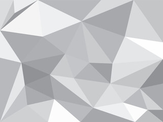 Elegant Polygonal Grayscale Abstract Background
