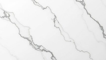 Obraz premium Glossy white marble texture on bright white background, abstract, white