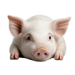 Playful piglet in a farmyard animals cute and whimsical close-up
