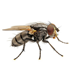 Fototapeta premium Insect close-up fly anatomy laboratory macro photography science