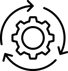 setting Illustration on a white background