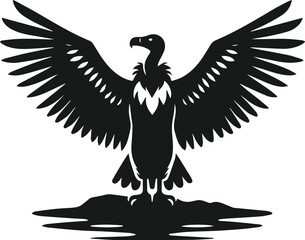 Vulture bird animal silhouette
