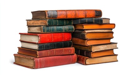 A Majestic Stack of Vintage Books