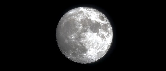 Obraz premium Full Moon Night Sky. (1)