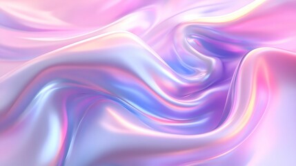 A smooth, flowing fabric in pastel hues of pink and lavender, creating a soft and ethereal aesthetic.