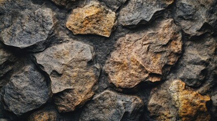 Stone wall texture close-up