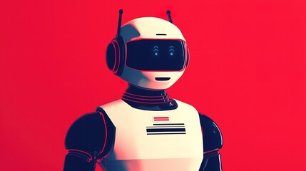 Creative environment for futuristic robot design close-up 3d renderings and exploration