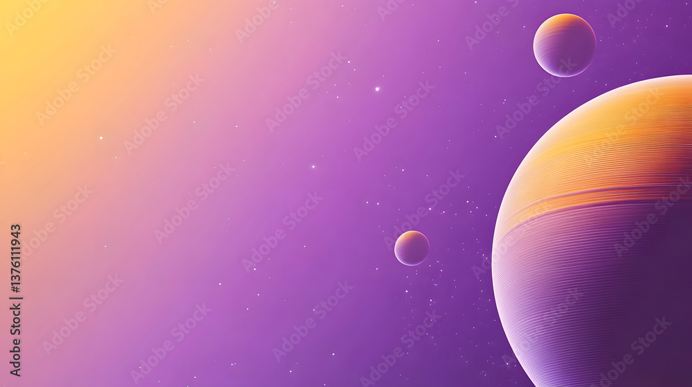 Canvas Prints planet universe vortex planet starry sky future technology concept illustration background