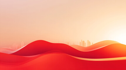 Army Day Party Day Red ancient architecture National Day business background
