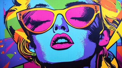 Vibrant Pop Art Portrait