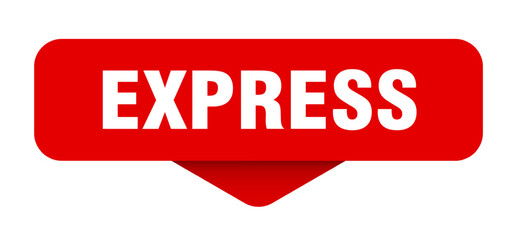 express sticker. express sign on transparent background