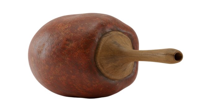 Isolated Wooden Mallet