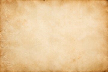 Fototapeta premium Vintage aged paper background with warm sepia tones and textured surface, ideal for antique documents, historical designs, old maps, scrapbooking, and rustic creative projects