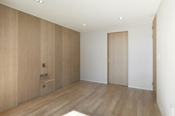 Interior with the original wood texture intact