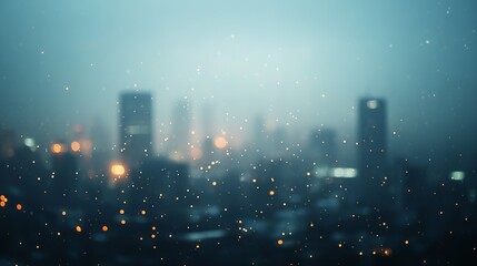 City Lights Through Fine Dust Pollution