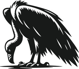 Vulture bird animal silhouette