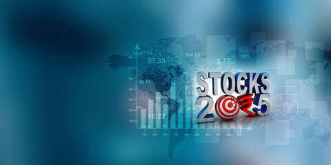 3D illustration indian stock market concept