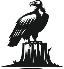 Obraz premium Vulture bird animal silhouette