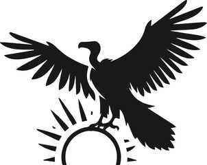 Vulture bird animal silhouette