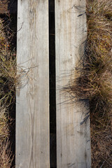 old wooden fence