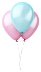 PNG Pastel balloon white background anniversary celebration.