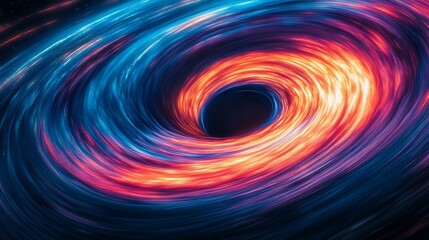 Gravitational Pull of a Cosmic Black Hole