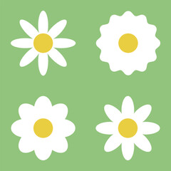 Flower icons set.Flower icon collection.