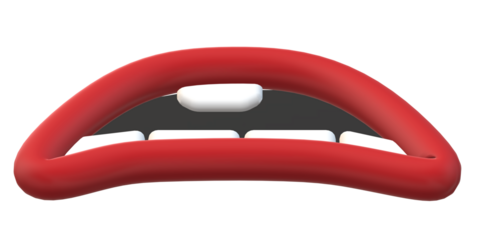 3D Cartoon Mouths for Fun Animations on a Transparent Background