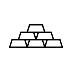 Gold icon on white background