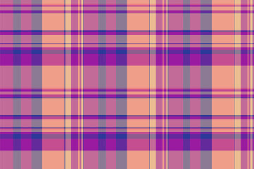 Sketch textile check background, bathroom plaid seamless fabric. Graphic vector pattern tartan texture in pink and pastel colors.