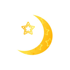 moon and star