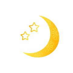 moon and star