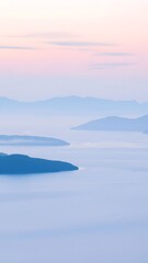 Obraz premium Serene Dawn Over Tranquil Waters