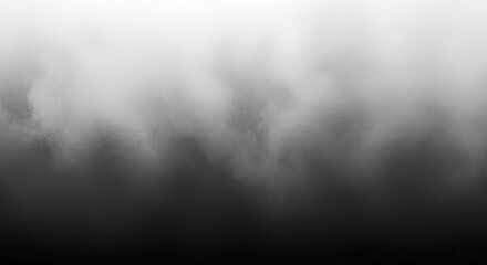 Fototapeta premium A Hazy, Monochromatic Mist With a Subtle Gradient From White to Deep Charcoal Gray