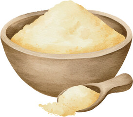 watercolor corn flour