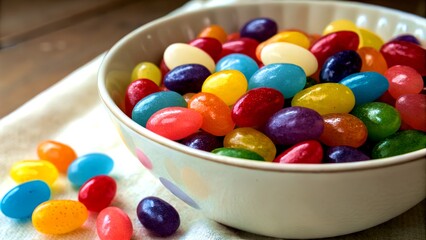 colorful jelly beans, colorful delicious jelly beans