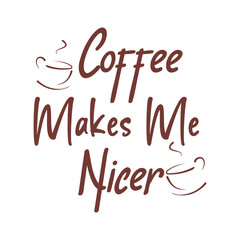 Coffee Makes Me Nicer, Cafe Doodle Clipart, Coffee Cute Clipart, Cafe Icons, Coffee icons, Doodle Line Art,Coffee SVG Bundle, Funny Coffee SVG, Caffeine Queen, Coffee Lovers, Coffee Obsessed, Mug Svg,