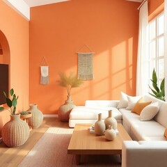 Obraz premium modern living room with transparent background, modern living room ,living room interior, living room with fireplace