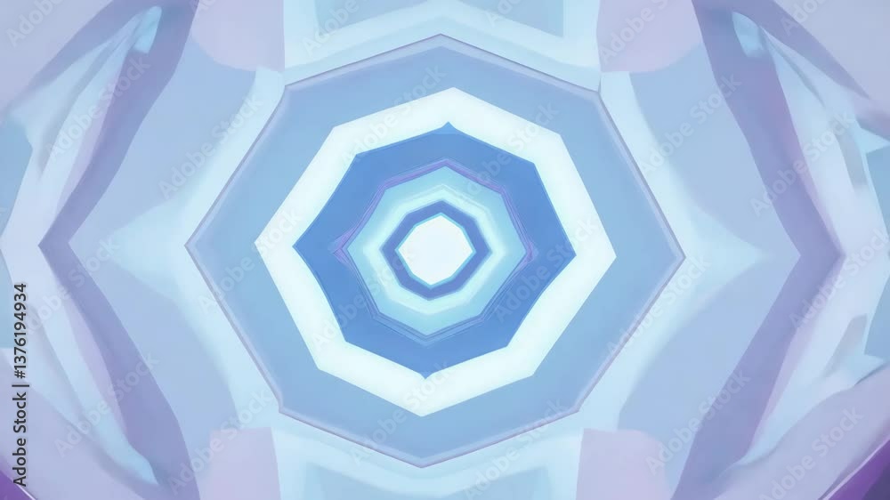 Poster a colorful abstract design featuring a blue square with a yellow diamond in the center. the blue squ