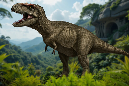 Albertosaurus,Medium-sized tyrannosaurid from the Late Cretaceous of North America. A powerful predator