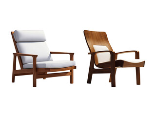 Fototapeta premium Modern Wooden Chairs Elegant Furniture Design for Contemporary Spaces