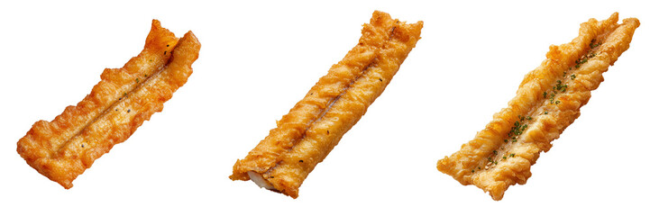 Crispy snacks & fried delights culinary art in home food photography