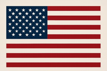 Fototapeta premium American flag waving proudly, embodying the values of liberty, justice, and unity that define the united states of america, symbolizing national pride and heritage