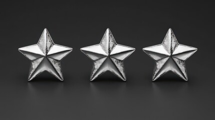 Obraz premium Customer Satisfaction: Rating Stars, Review Evaluation in Progress illustration