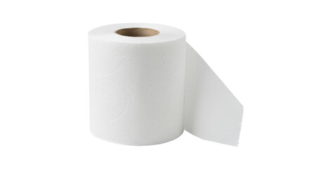 Isolated Toilet Paper Roll
