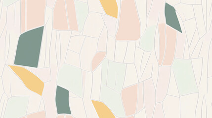 DIY broken lines seamless pattern background in pastel mosaic
