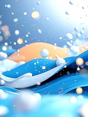 Abstract Liquid Waves (1)